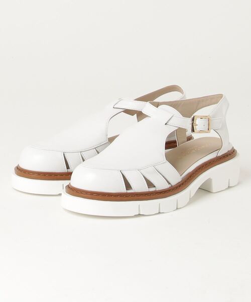 CORSO ROMA 9 コルソローマ ベルトサンダル 現行 ホワイト 37 CORSO ROMA,9（コルソローマ ノーヴェ） サンダル CORSO ROMA 9