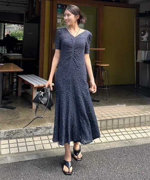 rienda バンピーレースマーメイドOP rienda バンピーレースマーメイドOP PNK -ファッション通販