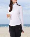 ラッシュガード 「2点セット」スタンドカラー ...の詳細画像3
