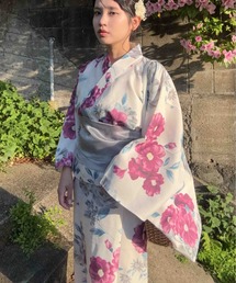 AS KNOW AS（アズノゥアズ） セパレート浴衣 浴衣 花柄2wayセパレート