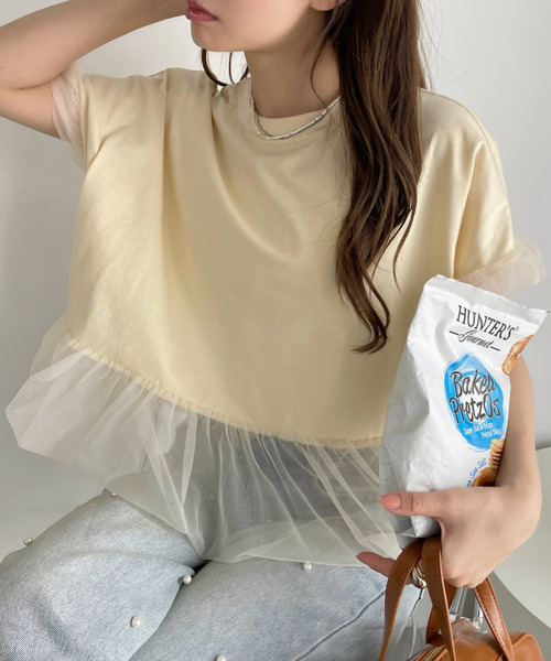 Ada. ブラウス シャツ リバーシブル使用可能♪ チュール