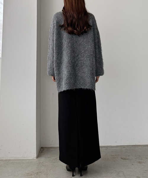 Louere（ルエレ） ニット セーター Vネックシャギーニット レディース