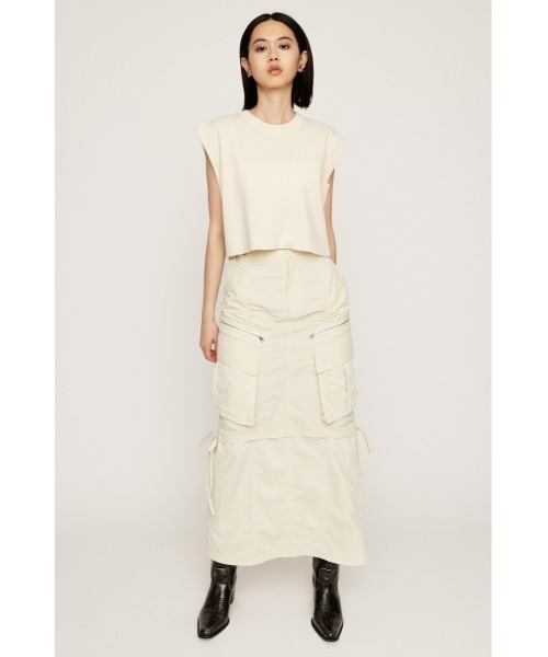 スカート millitaly skirt SLY（スライ） スカート MESH DOCKING MILITALY SK メッシュ