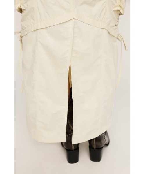 SLY（スライ） スカート MESH DOCKING MILITALY SK メッシュ