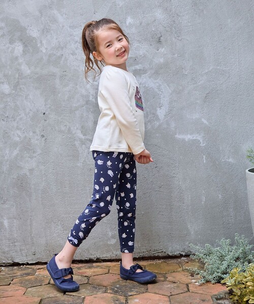 ANY（エニィ） レギンス スパッツ 総柄プリントレギンス キッズ 子供