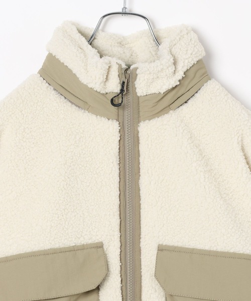 BAYFLOW（ベイフロー） ブルゾン アウター リバーシブル中綿ボアフード