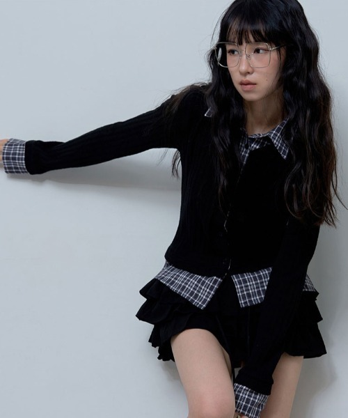 【FANCY CLUB】人気/送料税込 ★BABY GIRL STRIPE LAYERED TEE★ FANCY CLUB】Baby Girl Stripe Layered T-shirt☆人気☆追跡付