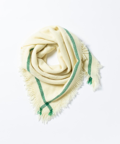 Elegancese マフラー ストール 「elegancese」square fringe カシミヤ