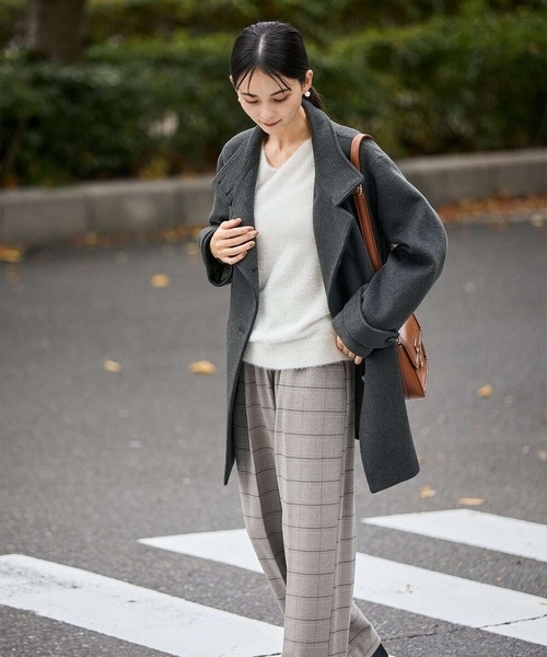 a.v.v（アー・ヴェ・ヴェ） ステンカラーコート コート スタンドカラー