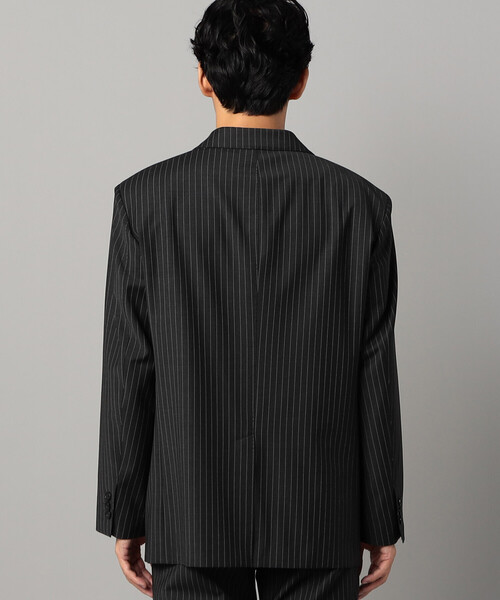 新品☆11号M黒系ストライプ♪脚長見え♪2パンツスーツお仕事・通勤☆a489 特価】【WEB限定価格】洗える ストレッチ 2パンツスーツ 黒