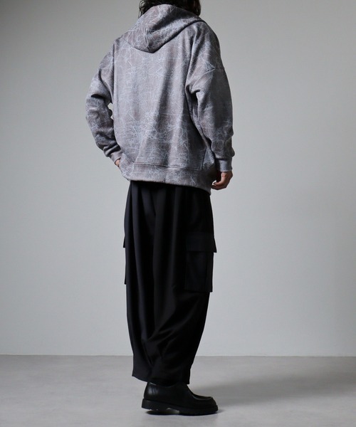 REGIEVO（レジエボ） パーカー Full zip hoodie with cross chain