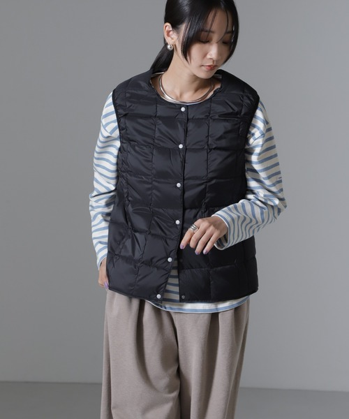 TAION（タイオン） ダウンコート ダウンジャケット TAION/クルーネック