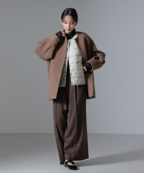 TAION（タイオン） ダウンコート ダウンジャケット TAION/クルーネック