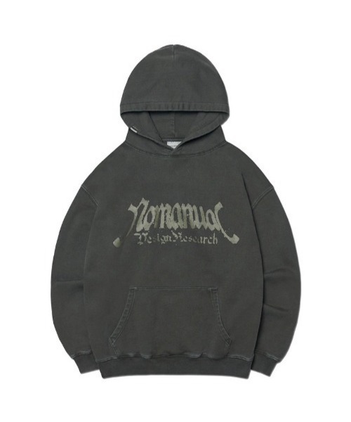 パーカー・フーディ NOMANUAL PNL HOODIE DEEP KHAKI NM63HD09M1DK NOMANUAL パーカー 「NOMANUAL」OVERDYED LAYER HOODED ZIP-UP