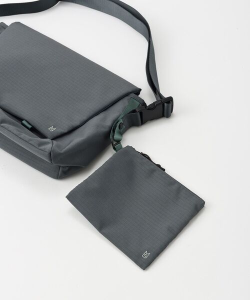 MILESTO Hutte【未使用】メッセンジャーバッグL♪ネイビー TRAVEL SHOP MILESTO ショルダーバッグ バッグ Hutte メッセンジャー