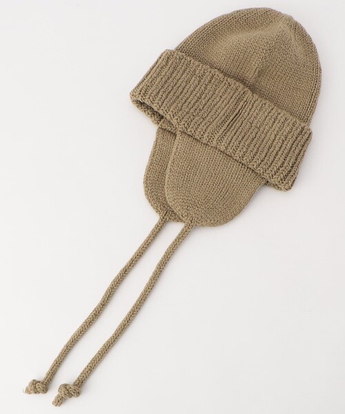 KAPITAL USAF ステンシルニットキャップ＆ギャベミトンセット seventy seven(セブンティセブン)】knit cap (smile) ニットキャップ