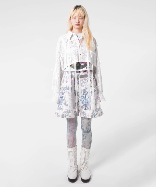 rurumu: ブラウス シャツ rurumu:/ルルムウ/lace detachable shirts