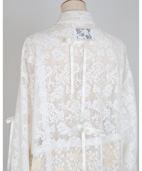 rurumu: ブラウス シャツ rurumu:/ルルムウ/lace detachable shirts