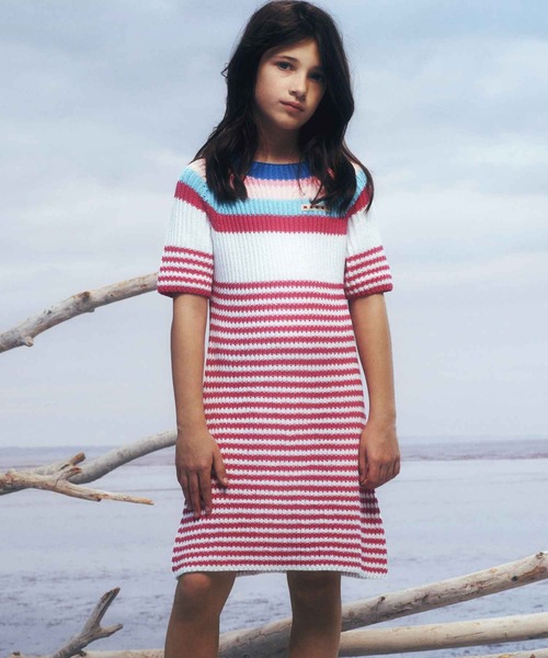 【レビューで送料無料】 MARNI(マルニ)Kids ワンピース MARNI ＆ 半袖ボーダー Junior ワンピース