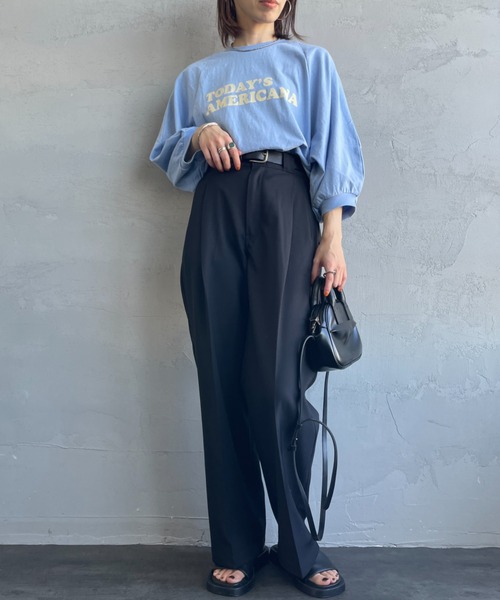AMERICANA　JEANSFACTORY　別注　七分袖　Tシャツ Americana×JEANS FACTORY/アメリカーナ×ジーンズファクトリー