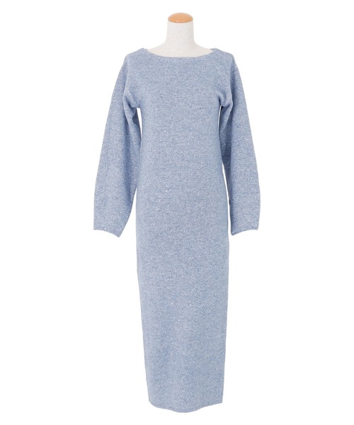 AMBIENT（アンビエント） ワンピース スパンコールマキシニット