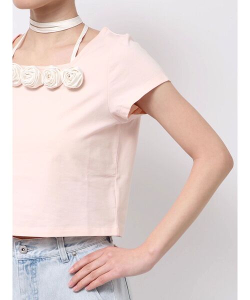 calnamur 3D ROSE TSHIRTS 3DローズTシャツ 3D ROSE TSHIRTS/3DローズTシャツ[品番：MKSW0062361]｜CALNAMUR