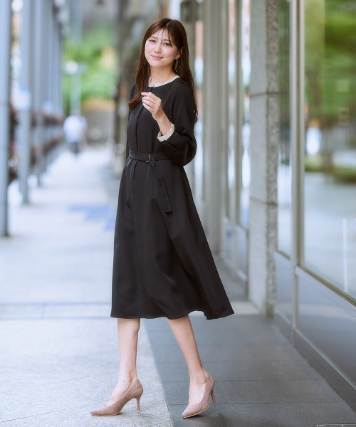 7days Life Styling パーティードレス ワンピース 入園式 ベルト付き