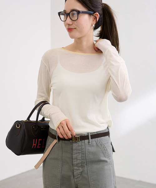 FRAMeWORK tシャツ シアーリンガーTee レディース : ZOZOTOWN