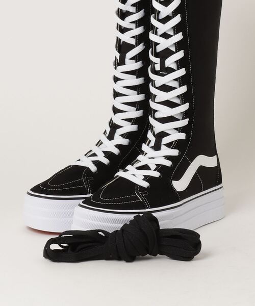 VANS（ヴァンズ） ロングブーツ 5 ブラック レディース : ZOZOTOWN