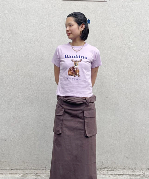 tシャツ グラフィックTEE(バンビ) レディース