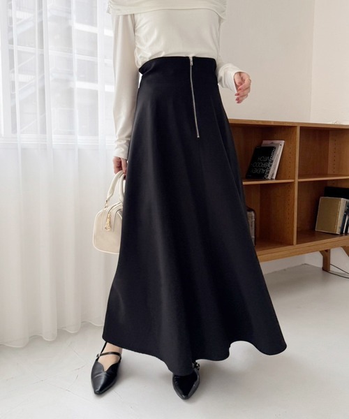 one after another NICE CLAUP スカート 「6段階サイズ調整可」ジップ