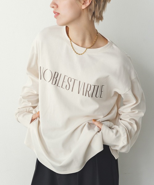 hunch tシャツ ラメロゴ プリントロンT レディース : ZOZOTOWN