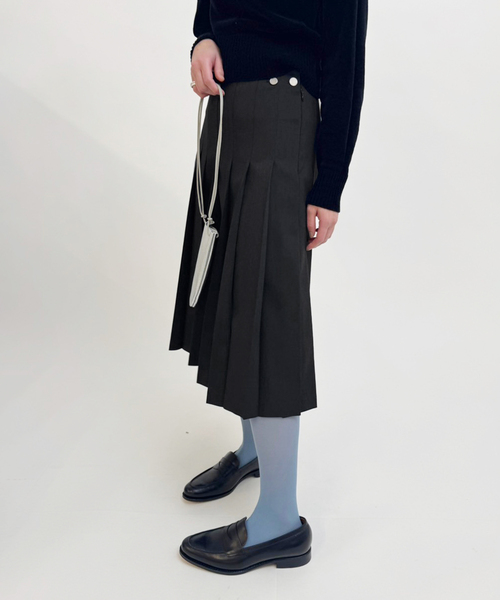 EDIT. FOR LULU（エディットフォールル） スカート サイドボタン