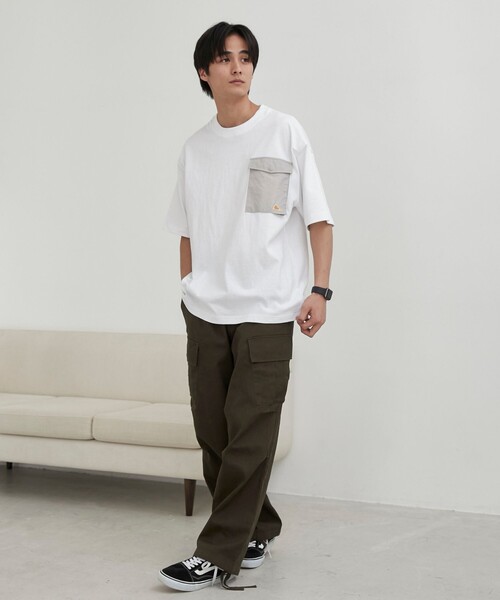 KELTY（ケルティ） tシャツ 別注フラップポケット切替Tシャツ メンズ