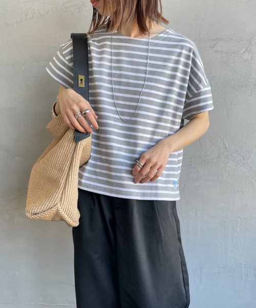 tシャツ 「ORCIVAL/オーシバル」 ボートネック ショートスリーブカットソー レディース ORCIVAL tシャツ 「ORCIVAL/オーシバル」 ボートネック ショート