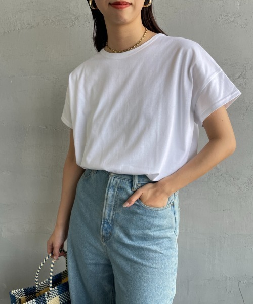 tシャツ 「ORCIVAL」クルーネック ショートスリーブ プルオーバー カットソー レディース UNITED ARROWS green label relaxing｜<ORCIVAL>クルーネック