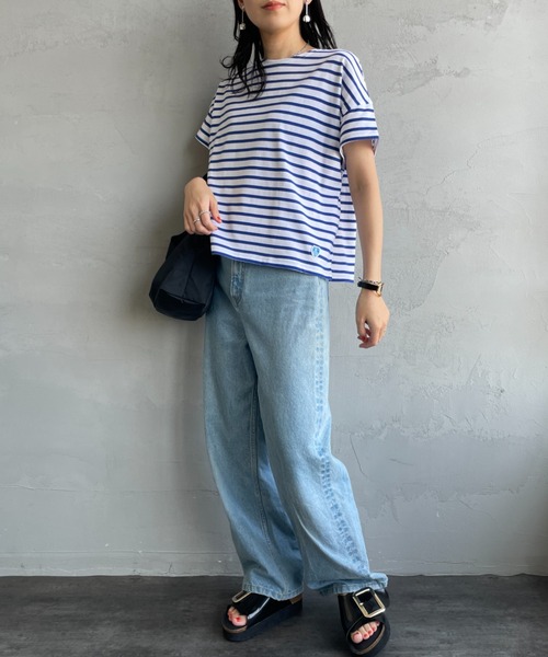 ORCIVAL tシャツ 「ORCIVAL/オーシバル」 ボートネック ショート