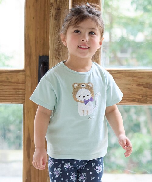 ANY（エニィ） tシャツ ミラクルスパンコールTシャツ キッズ 子供服