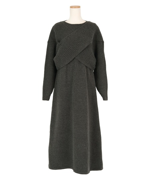 「titivate」 コンビワンピース M ライトグリーン レディース_画像2