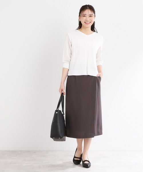 【WEB先行カラーあり／手洗い可】透かし柄デザインニット Reflect ニット セーター 「夏SALE／WEB先行カラーあり／手洗い