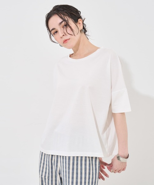 tシャツ 「接触冷感・UVカット」コンパクトクールTシャツ レディース