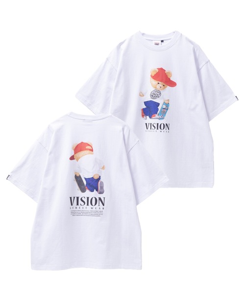 VISION STREET WEAR Tシャツ ユースＭ Vision Street Wear Wavy OG Box Logo T-Shirt| LN-CC