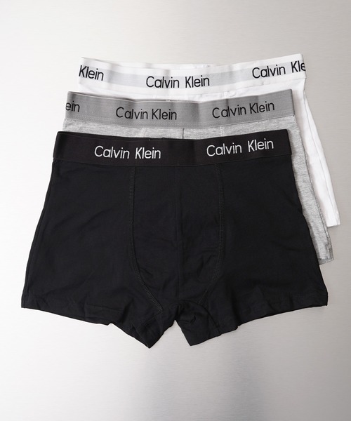 カルバンクライン コットンミックス ブリーフ 3枚 ブラック Calvin Klein ボクサーパンツ 「Calvin Klein」 -3枚組