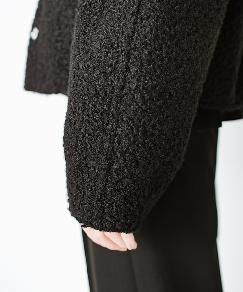 「haco!」 ノーカラージャケット X-LARGE ブラック レディース_画像5