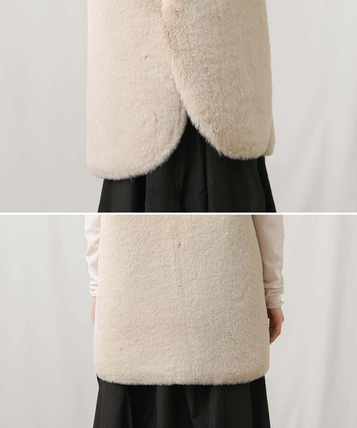 「MARIED'OR」 「risrthurt」ベスト FREE ベージュ レディース_画像4