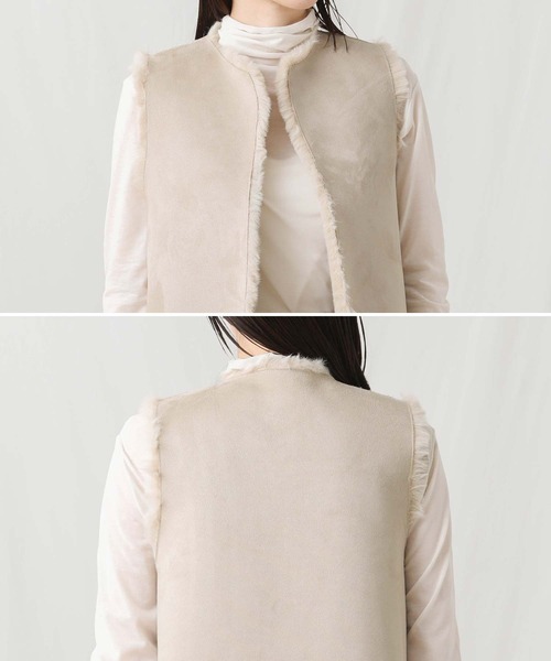 「MARIED'OR」 「risrthurt」ベスト FREE ベージュ レディース_画像8