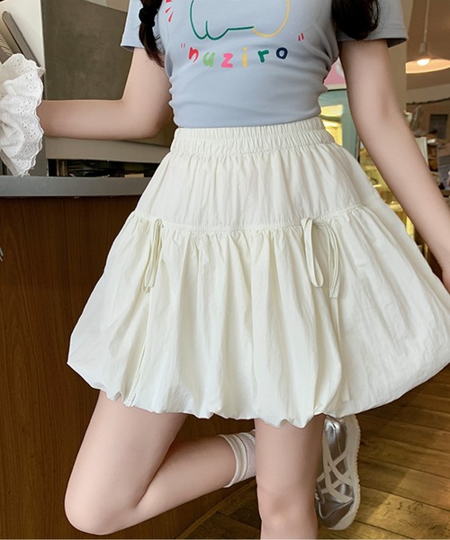 tシャツ 裾レースリボンTシャツ レディース
