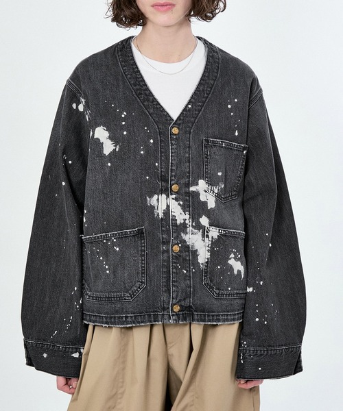 M TO R デニムジャケット gジャン 「Lee x BELPER M」PAINT
