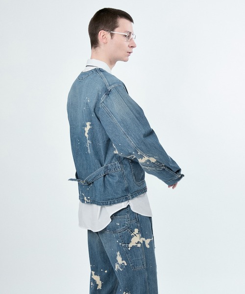 M TO R デニムジャケット gジャン 「Lee x BELPER M」PAINT