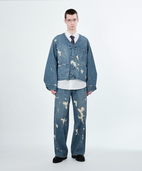 M TO R デニムジャケット gジャン 「Lee x BELPER M」PAINT